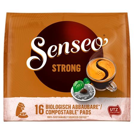 Kávépárna, 16 db, 111 g, DOUWE EGBERTS "Senseo",  Strong